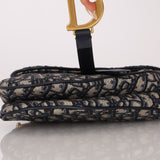 Dior 2020 Mini Oblique Saddle with Guitar Strap