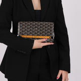 Goyard Monte Carlo Clutch MM with Strap