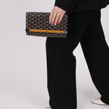 Goyard Monte Carlo Clutch MM with Strap