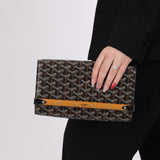 Goyard Monte Carlo Clutch MM with Strap
