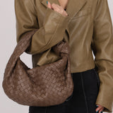 Bottega Veneta Intrecciato Dark Taupe Teen Jodie