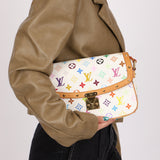 Limited Edition Louis Vuitton x Takashi Murakami White Sologne