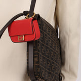 Fendi Leather Nano Chain Baguette