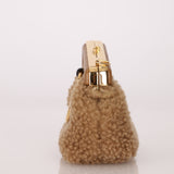 Fendi First Shearling Nano Bag