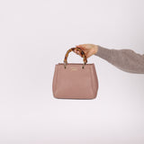 Gucci Mini Leather Bamboo Shopper Tote