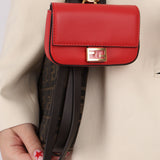 Fendi Leather Nano Chain Baguette