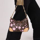 Limited Edition 2025 Louis Vuitton x Takashi Murakami Cherry Blossom Boulogne PM