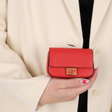 Fendi Leather Nano Chain Baguette