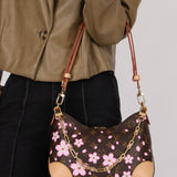 Limited Edition 2025 Louis Vuitton x Takashi Murakami Cherry Blossom Boulogne PM
