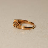 Dior CD 18K Yellow Gold and Diamond Ring, Size US 6.5 - Drop 63