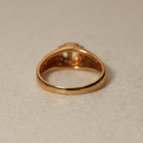 Dior CD 18K Yellow Gold and Diamond Ring, Size US 6.5 - Drop 63
