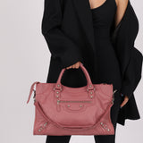 Balenciaga Giant 12 Pink City Bag with Mirror