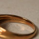 Dior CD 18K Yellow Gold and Diamond Ring, Size US 6.5 - Drop 63