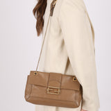 Fendi Leather Chain Baguette