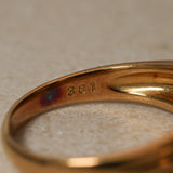 Dior CD 18K Yellow Gold and Diamond Ring, Size US 6.5 - Drop 63