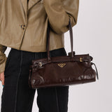 Prada Bonnie Medium Leather Shoulder Bag