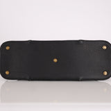 Dior 2001 License Plate Montaigne Leather and Pony Hair Bowler Bag