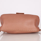 Fendi Rosegold Leather Selleria Mini Mama Baguette