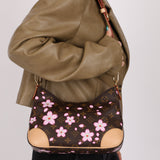 Limited Edition 2025 Louis Vuitton x Takashi Murakami Cherry Blossom Boulogne PM