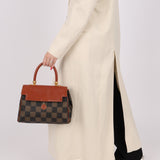 Fendi Pequin Checkered Kelly Top Handle