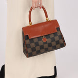 Fendi Pequin Checkered Kelly Top Handle