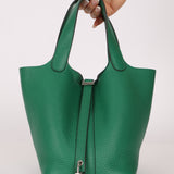 Hermès 2017 Vert Vertigo Clemence Picotin 18 PHW