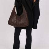 Bottega Veneta Chocolate Intrecciato Hobo