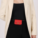 Fendi Leather Nano Chain Baguette