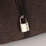 Limited Edition Hermès 2021 Ebene Swift and Wool Picotin 22 PHW