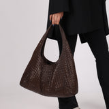 Bottega Veneta Chocolate Intrecciato Hobo