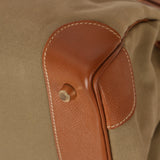 Limited Edition Hermès 1998 Vache Naturelle and Khaki Toile Birkin 35 GHW