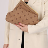Fendi First Bag FF Karligraphy Medium Clutch