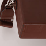 Fendi Chocolate Zucca Soft Trunk Baguette with Strap