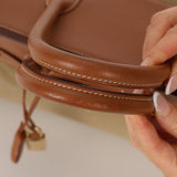 Limited Edition Hermès 1998 Vache Naturelle and Khaki Toile Birkin 35 GHW
