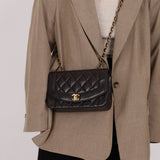 Chanel 1994 Lambskin Small Diana 24k GP