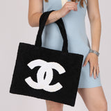 Ultra-Rare Runway Chanel 1989 Terrycloth Timeless Tote
