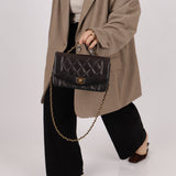 Chanel 1994 Lambskin Small Diana 24k GP