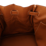 Limited Edition Hermès 1998 Vache Naturelle and Khaki Toile Birkin 35 GHW