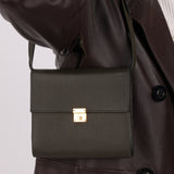 Hermès 2020 Vert Maquis Epsom Clic Wallet on Strap GHW