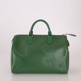Louis Vuitton Green Epi Speedy 30