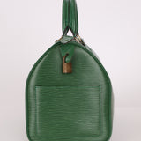 Louis Vuitton Green Epi Speedy 30