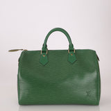 Louis Vuitton Green Epi Speedy 30