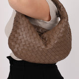 Bottega Veneta Intrecciato Dark Taupe Teen Jodie