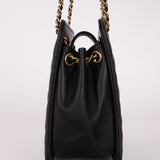Chanel 2020 Lambskin Chain Logo Tote