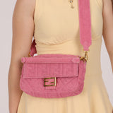 Fendi Zucca Terry Cloth Baguette