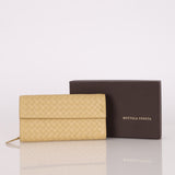 Bottega Veneta Butter Yellow Long Wallet
