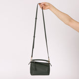 Loewe Vintage Khaki Mini Puzzle Edge Bag