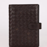 Bottega Veneta Chocolate Intrecciato PM Notebook Cover