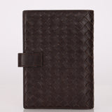 Bottega Veneta Chocolate Intrecciato PM Notebook Cover