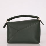 Loewe Vintage Khaki Mini Puzzle Edge Bag